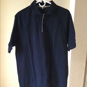 Burberry London polo shirt M Navy